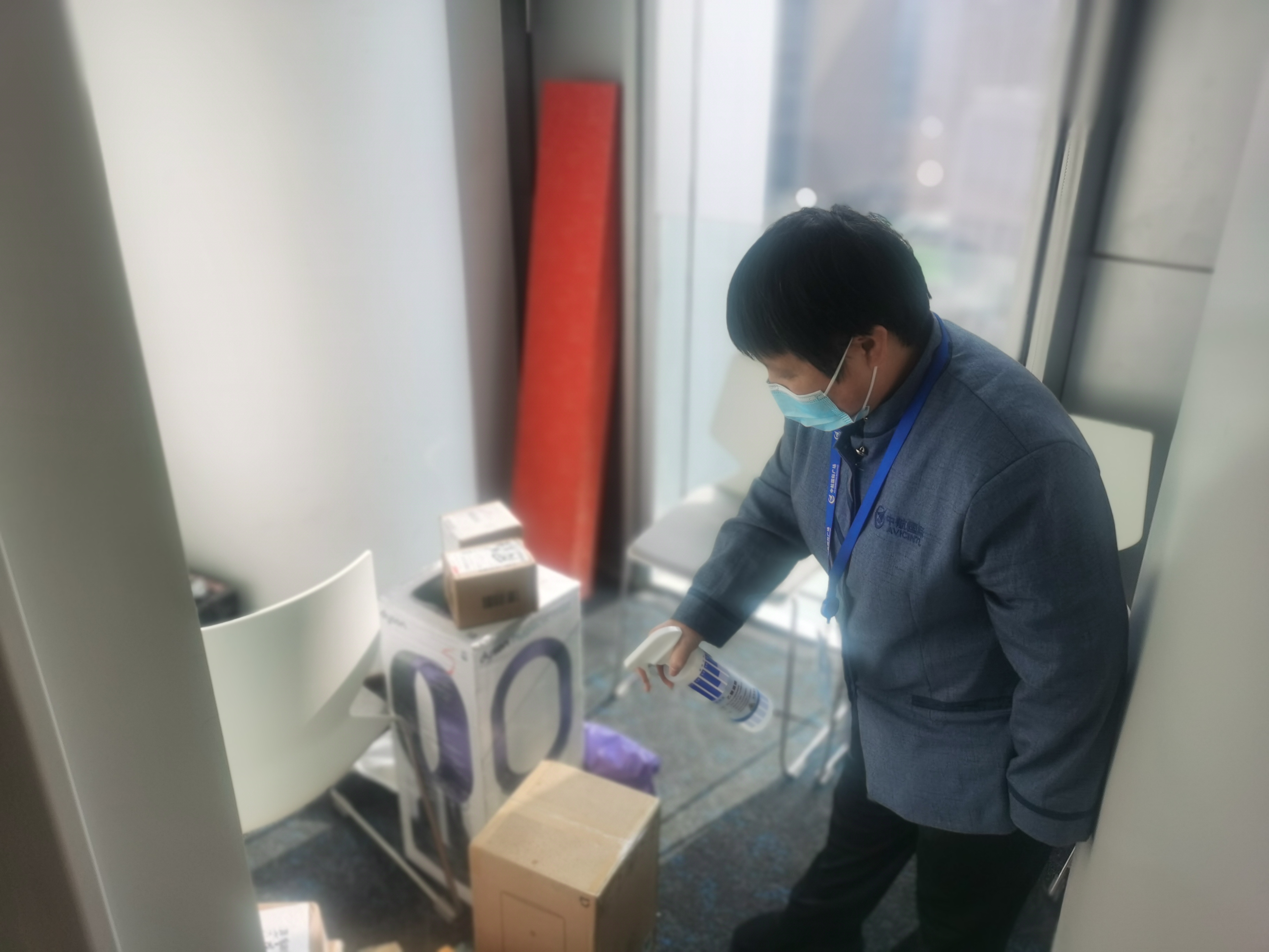 “快递”也要“防疫”——亦庄suncitygroup集团严格落实快递防疫管控工作